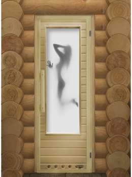 Дверь Липа 182Х72 Элит с Рисунком "Искушение" с Вентиляцией